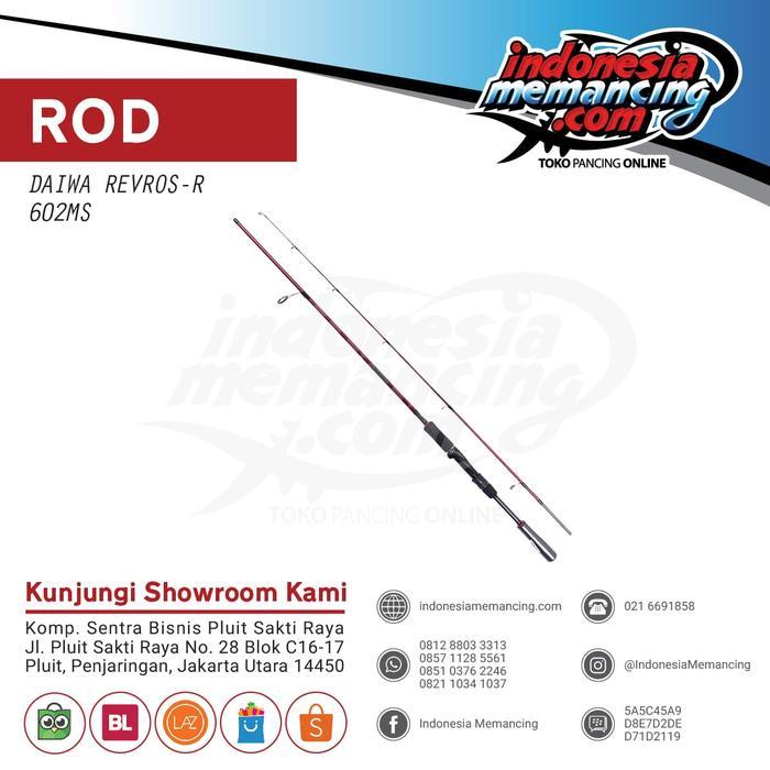 Joran Spinning Daiwa Revros R 2018 - 602 MS SD