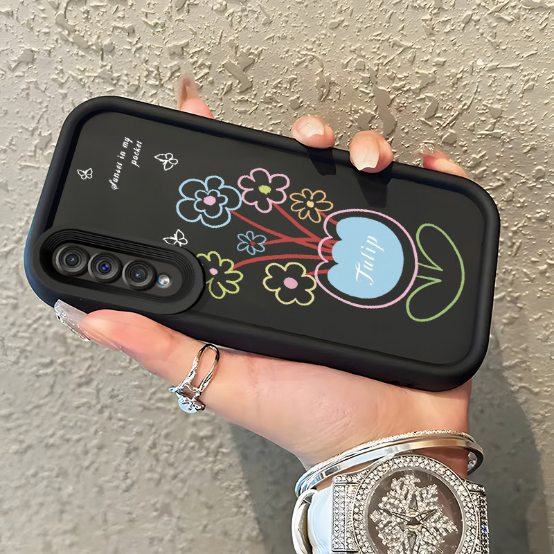 Casing Hp Samsung Galaxy A50 A50s A30s Case Casing Menggambar payung pola HP Kasing Silikon Softcase