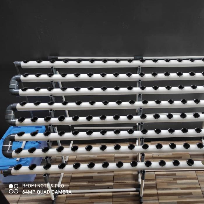HIDROPONIK KIT 144 LUBANG NFT SYSTEM