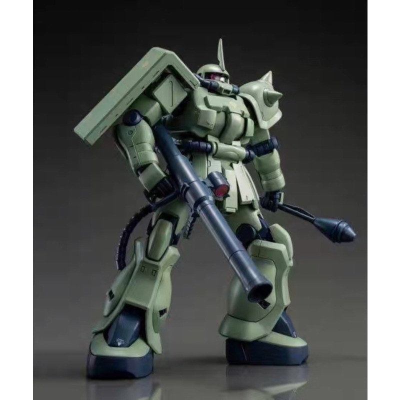 Bandai Original MG 1/100 Anime MS-06F-2 ZAKU F2 Action Figure Assembly Model Toys Collectible Model