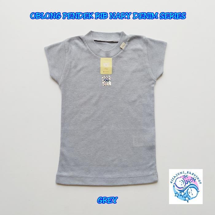 OBLONG PENDEK RIB NARY DENIM SERIES