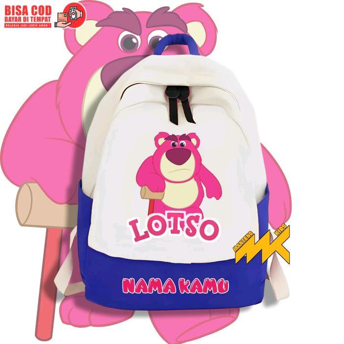 Tas Anak SD TK Lotso Toy Story / Ransel Anak Toy Story
