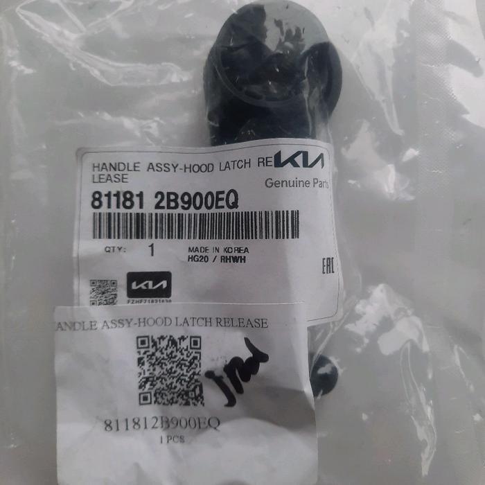 Handle Tarikan Kap Mesin Kia Picanto Kia All New Picanto 2011 Ori