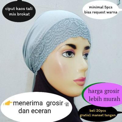 ciput renda tali brokat