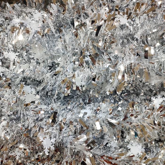 Slinger Kawat Motif Salju untuk Dekorasi Acara dan Hiasan Dinding Silver