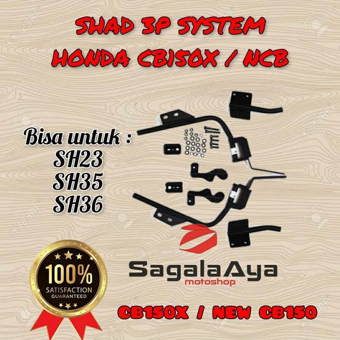 BERKUALITAS Bracket Side Box 3P system Honda CB150X NCB New CB150 X original SHAD
