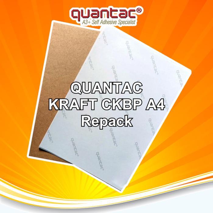 QUANTAC Kraft A4 Sticker Label Paper Stiker Samson isi 20 lembar