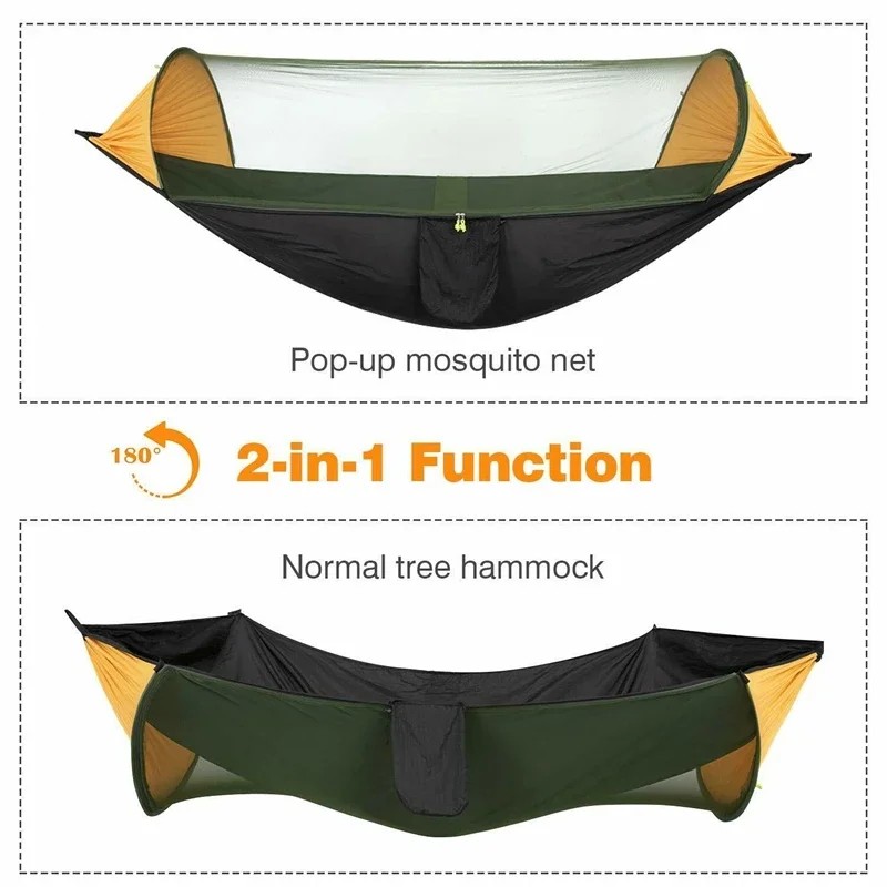 #For Portable Tent Camping Hammock with Mosquito Net Multi Use Portable Hammock Swing Tent for