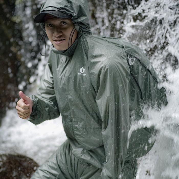 JAS HUJAN RAINCOAT BIG SIZE BOGABOO SERI AKASA NYLON 30D PU 5000 SEAL