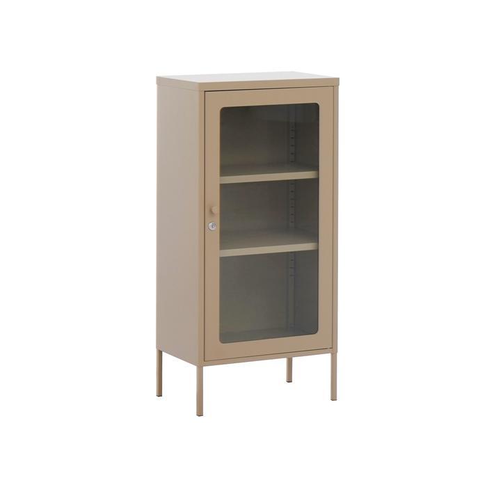 Informa Flins Lemari Arsip Kantor Metal Pintu Kaca Low File Cabinet Lemari Besi Kabinet Tempat