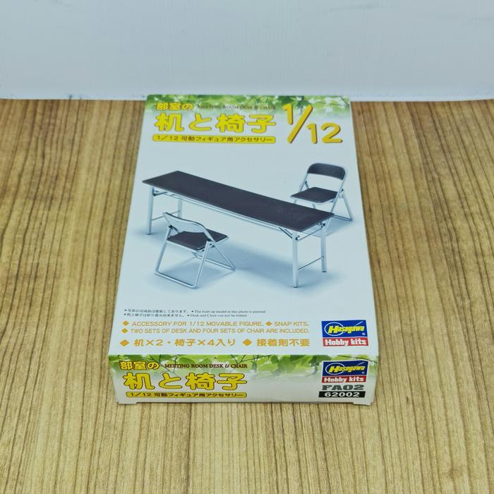 MODEL KIT MEETING ROOM DESK AND CHAIR 1/12