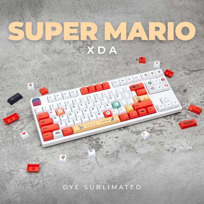 SUPER MARIO XDA Dye Sub Keycaps