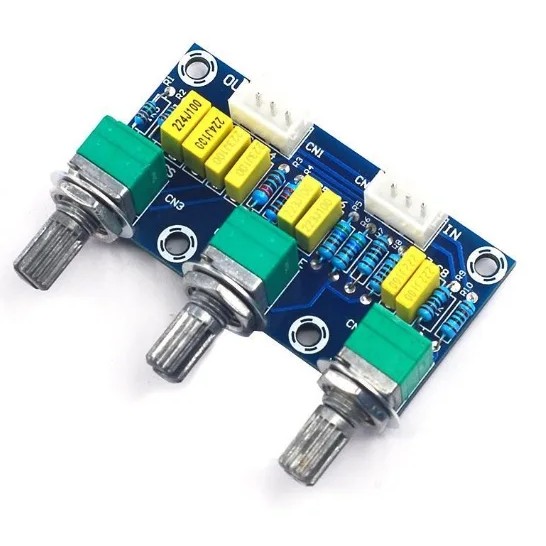 XH-M802 Amplifier Board High and Low Voltage Mixer Tone Board Volume Control Subwoofer PCB