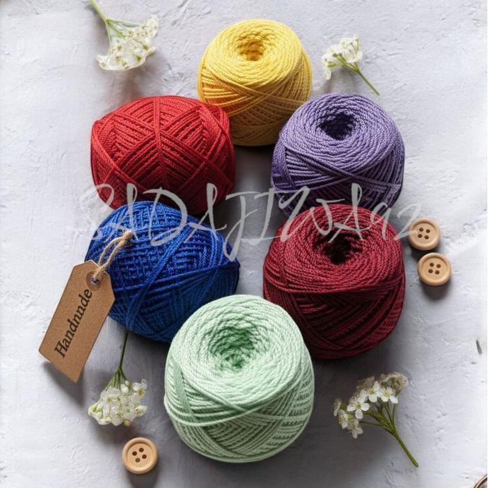 BENANG RAJUT POLY KILAP KATALOG PILIH WARNA / BENANG RAJUT POLYESTER / BENANG RAJUT / RAJUT / BENANG