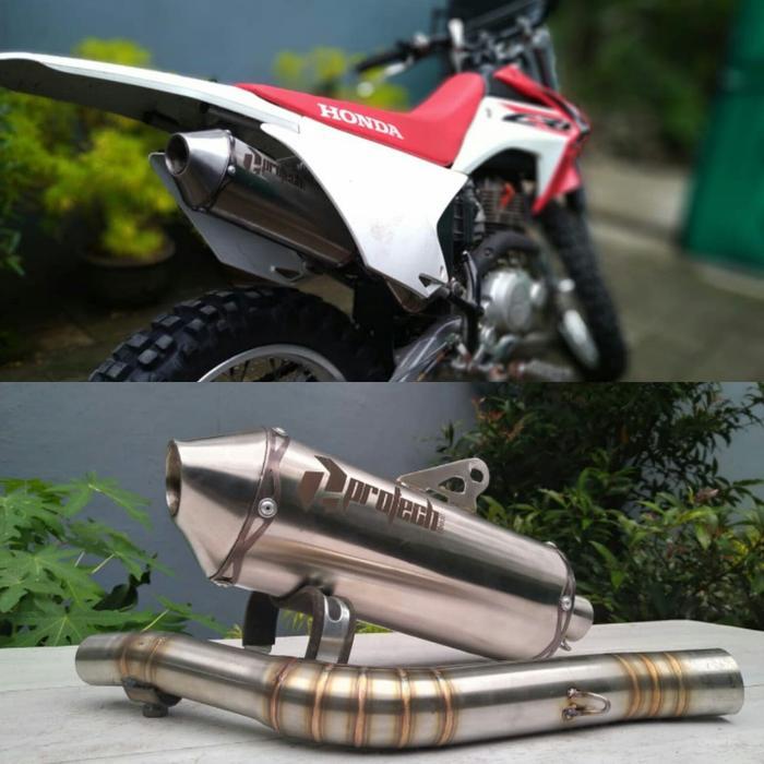 Knalpot Racing Protech Exhaust Honda Crf 230 Crf230F Crf230 Slipon