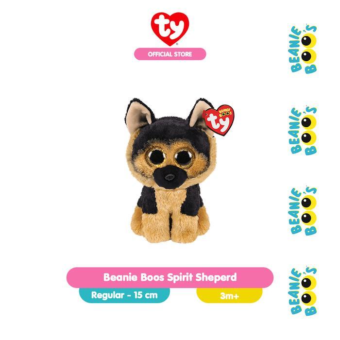Ty Beanie Boos Spirit Shepherd Regular - Boneka Anjing Herder Terbaru 