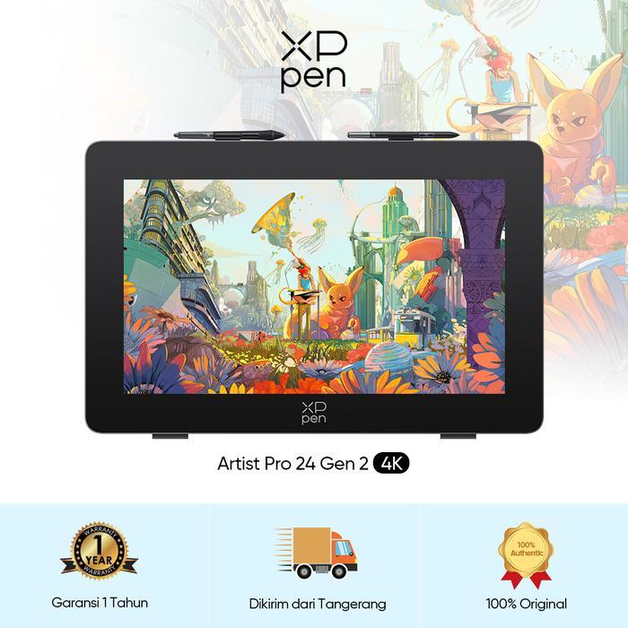 TERLARIS XPPen Artist Pro 24 Gen2 4K Pen Display Drawing Display 23.8 inch Big monitor,with Color