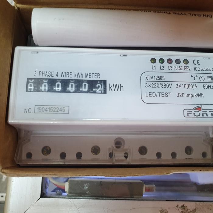 KWH METER 3PHASE ANALOG FORT