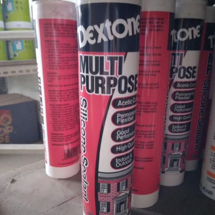 Lem Dextone Sealant Silicon Multipurpose 300 Ml Silent Dextone