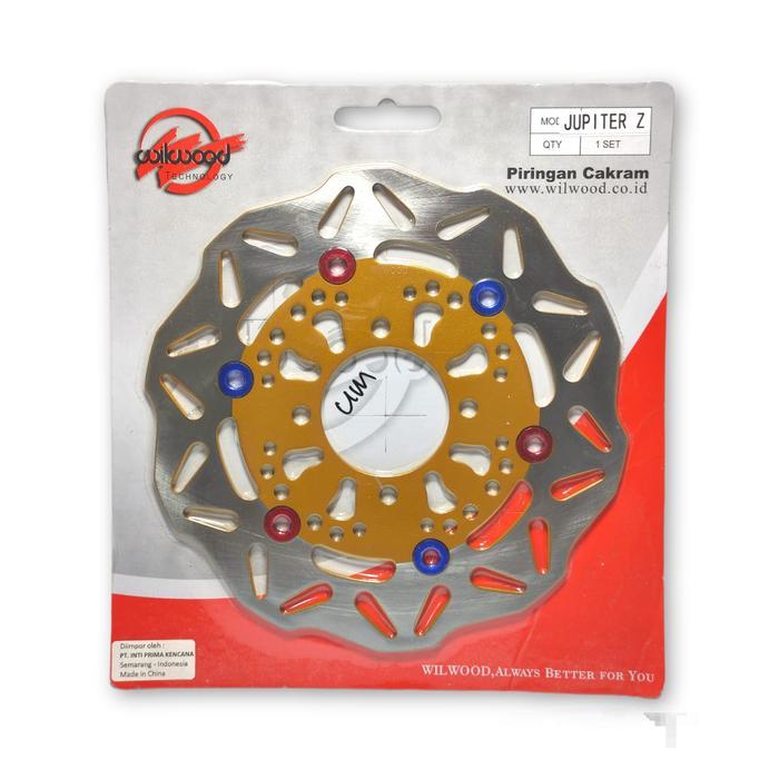 Aitech Bpro - Piringan Cakram Depan Jupiter Z Mx Vega Zr F1Zr Xride 4 Lobang Model Variasi