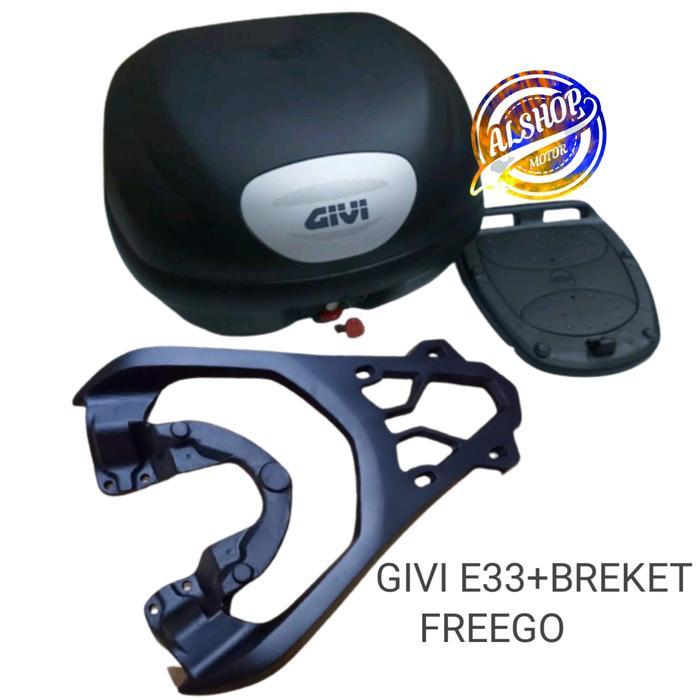 Paketan Box Givi E33Nx E 33 E33 Nx Dan Breket Box Yamaha Freego Frego Full Face Helm Terbaru 