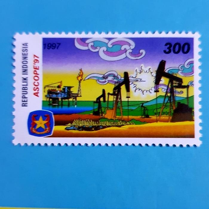 Perangko/Prangko INDONESIA. PENGEBORAN MINYAK PERTAMINA
