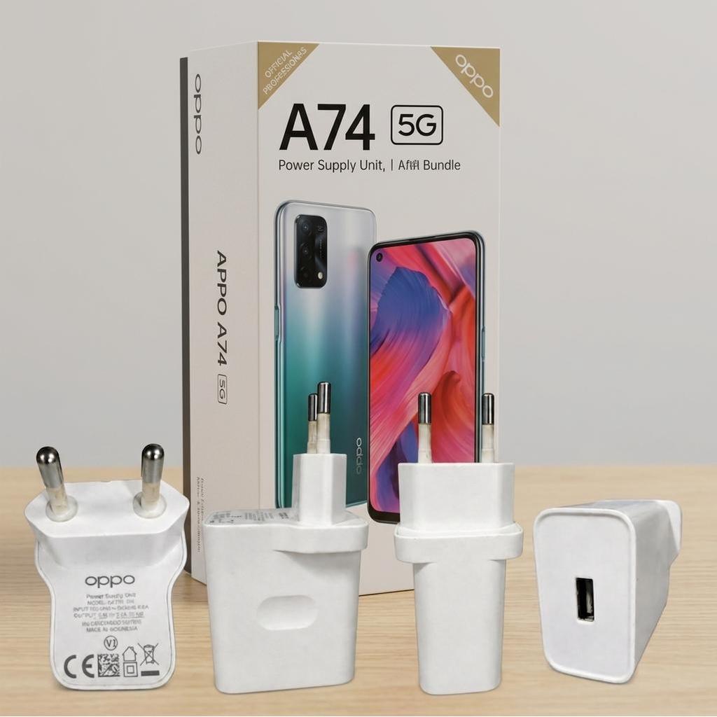 Batok Cas OPPO OP92CAED Ori Second Fast Charging 18W 9V 2A Untuk OPPO A74 5G