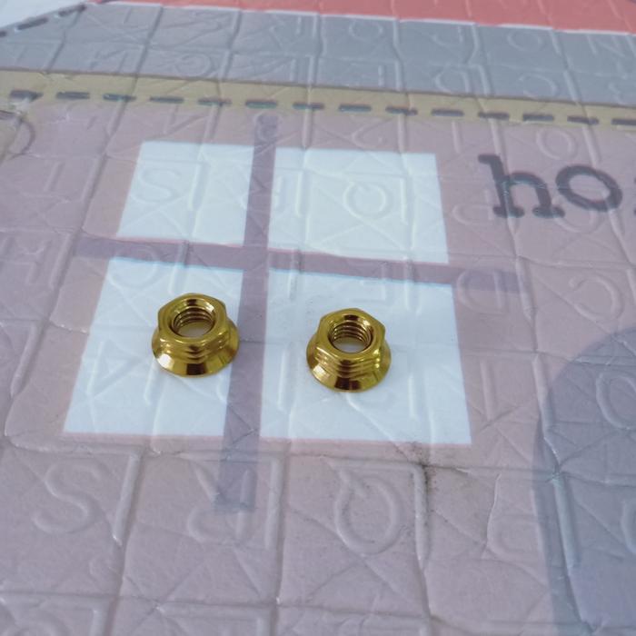 MUR PROBOLT warna GOLD untuk KNALPOT VESPA MODERN