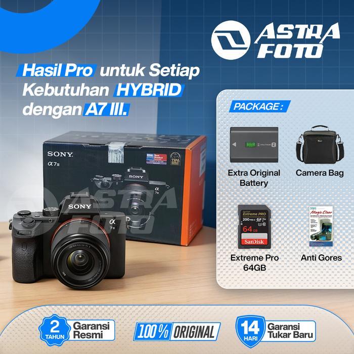 Sony A7Iii Sony A7 Mark Iii Kit 28-70Mm - A7M3K - A7 Iii Kit Terbaru 