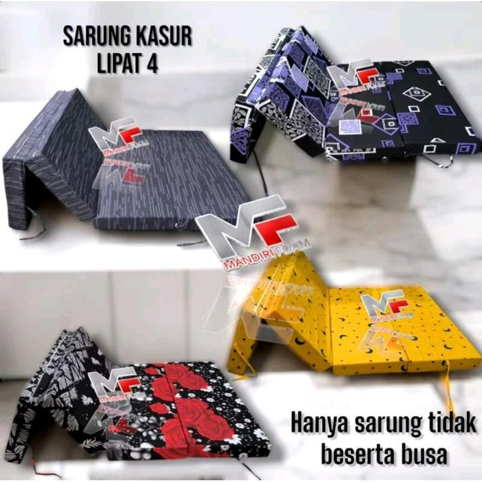 Lady - Sarung Kasur Resleting Lipat 4 Tebal 5Cm,10Cm,15Cm,20Cm Sarung Kasur Lipat