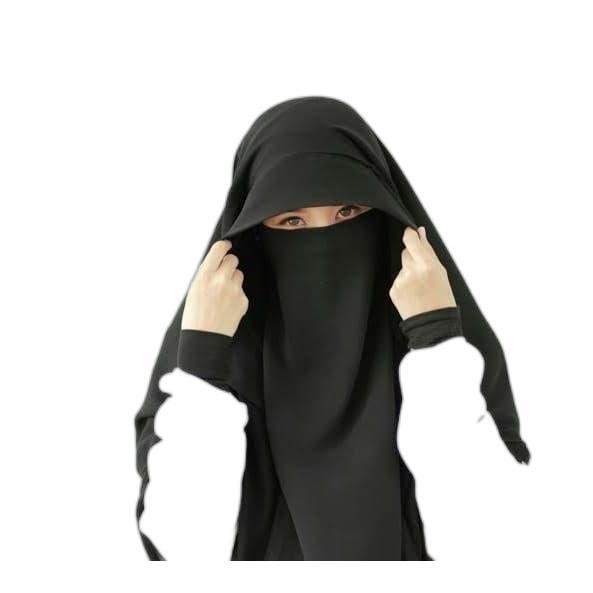 Cadar Veil Yaman Niqob Veil Satu Set Khimar