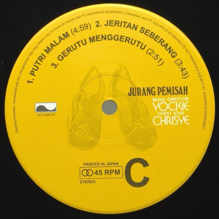Yockie S & Chrisye - Jurang Pemisah 2Xlp 45Rpm (Vinyl Records/Piringan Hitam/Ph/Lp)