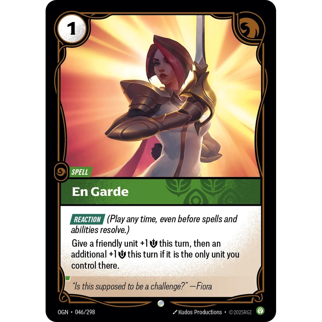 Riftbound TCG OGN-046 - Common - En Garde (Foil)