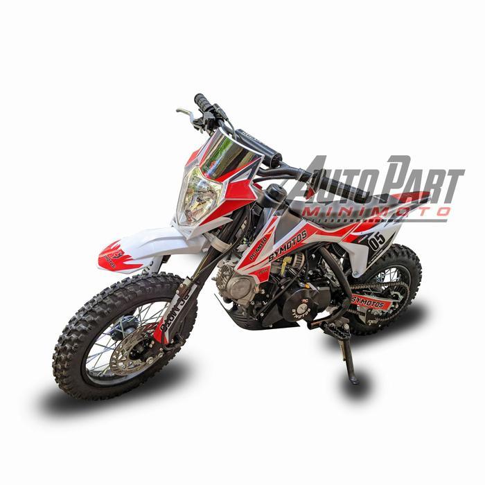 Motor Mini Trail 50cc 4Tak Mesin Motor + Lampu Ring 10-12 Trail Mini - Hitam