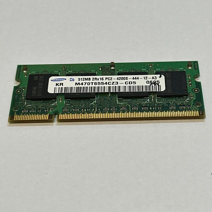 Samsung M470T6554CZ3-CD5 RAM Memory 512MB 2Rx16 PC2-4200S-444-1 laptop