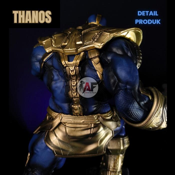 STATUE ACTION FIGURE THANOS LED INFINITY STONE DESIGN RECAST