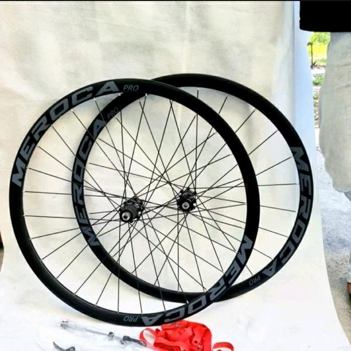 READY Meroca Wheelset 700C Disc brake Wheel Set Sepeda Roadbike 700C