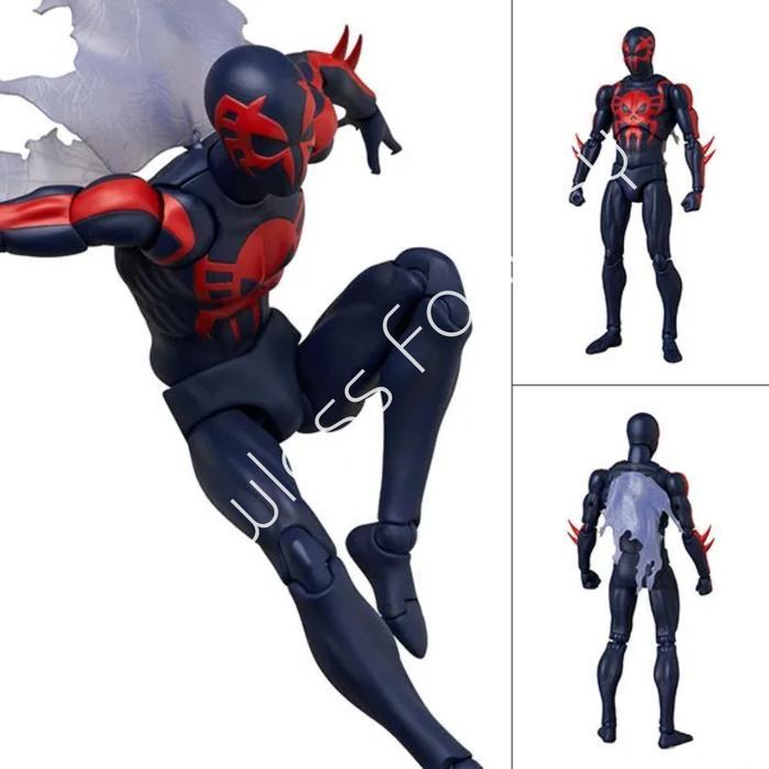 TERBARU Mafex 239 Marvel Spiderman Spider Man 2099 Comic Version Action Figure
