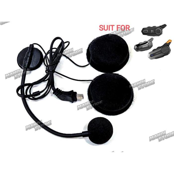 Speaker Mic Hard Mic Fullface Halfface Service Kit Bluetooth Intercom IT ZACRO E1 RETOUCH X3 NOT R8