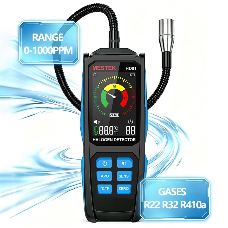 Freon Halogen Gas Analyzer R22 R32 R134a R404a R410a R123a Air onditioner Leak Detetor Refrigerant