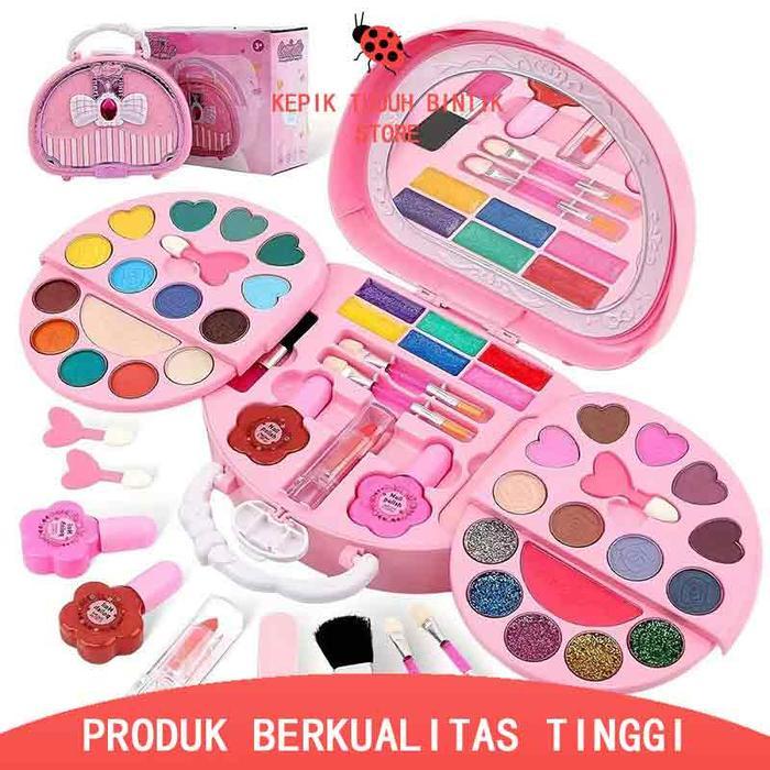 Make Up Anak, Kosmetik Mainan Anak, Tas Kosmetik Anak, Pretend Play, Beauty Set Anak, Mainan Dandan,