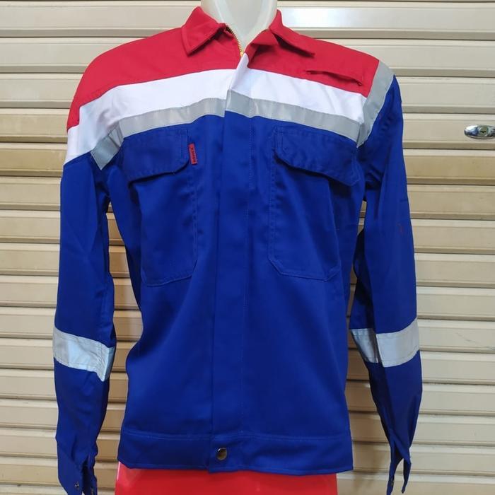 Ready New Baju Safety Pertamina Wearpack Atasan Pertamina Nomex iiia Original