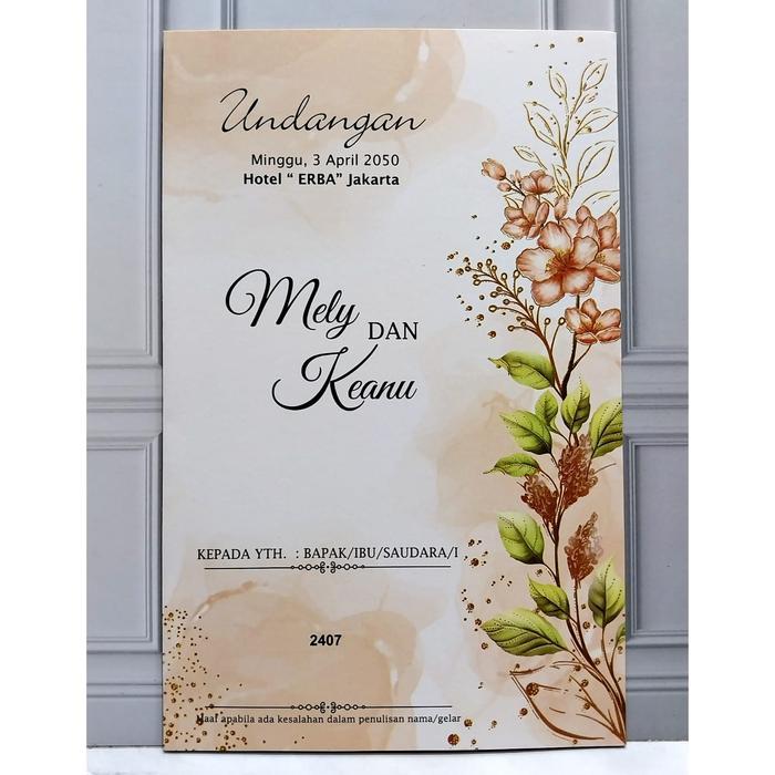READY Blangko Undangan Erba 2407 Isi 100 Lembar