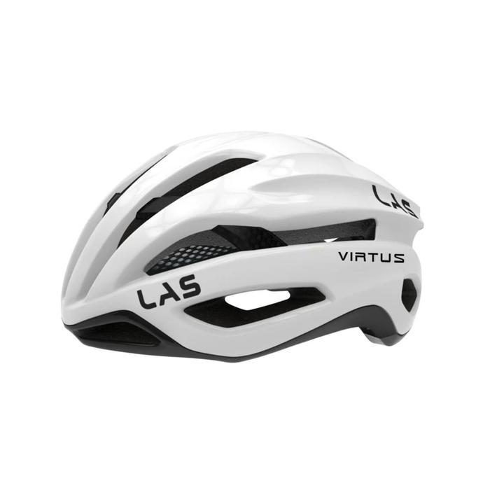 Helm Sepeda - Las Virtus Carbon Helmet - White Carbon