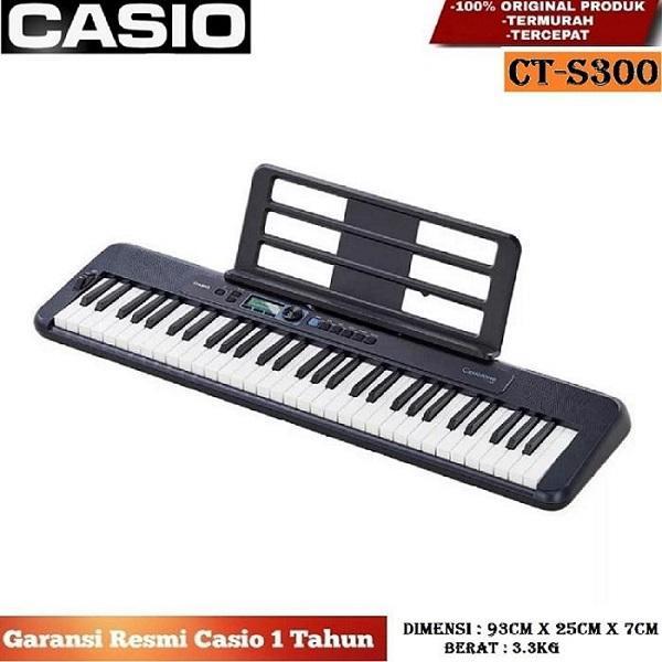 Keyboard Piano CASIO CTS300 / CT-S300 / CTS 300 Garansi Resmi 1 Tahun - Keyboard Cts300