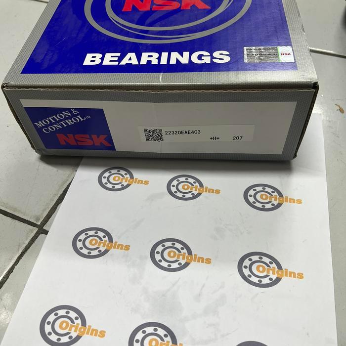 Terlarisss ready SPHERICAL ROLLER BEARING 22320 EAE4C3 MERK NSK ORIGINAL