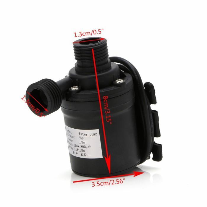 Promo Pompa Air Sumersible Dc 12V 22Watt Max Head 5Meter Original