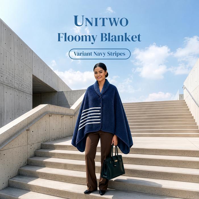 " Jamut [SPECIAL BLANKET JAKET] Jaket Outer Selimut Flace Reversible Blanket Multifungsi Motif -