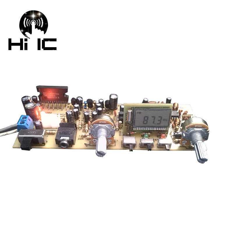 Stereo FM Radio Board Digital Frequency Modulation Radio Board Serial Port DIY FM Radio TA8122
