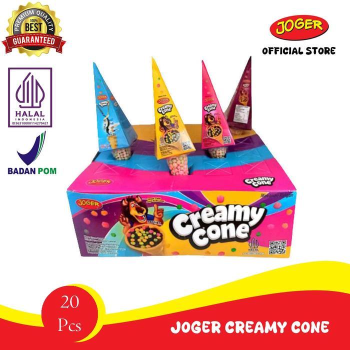 OK Joger Creamy Cone Chocolate Pasta Crispy